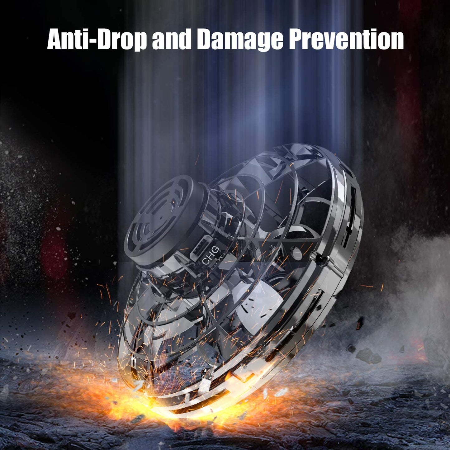 Exciting Hand Operated Mini Drone - UFO Magic Flying Orb Ball with LED Lights - Perfect Indoor & Outdoor Gift for Kids and Teens Ages 6+!