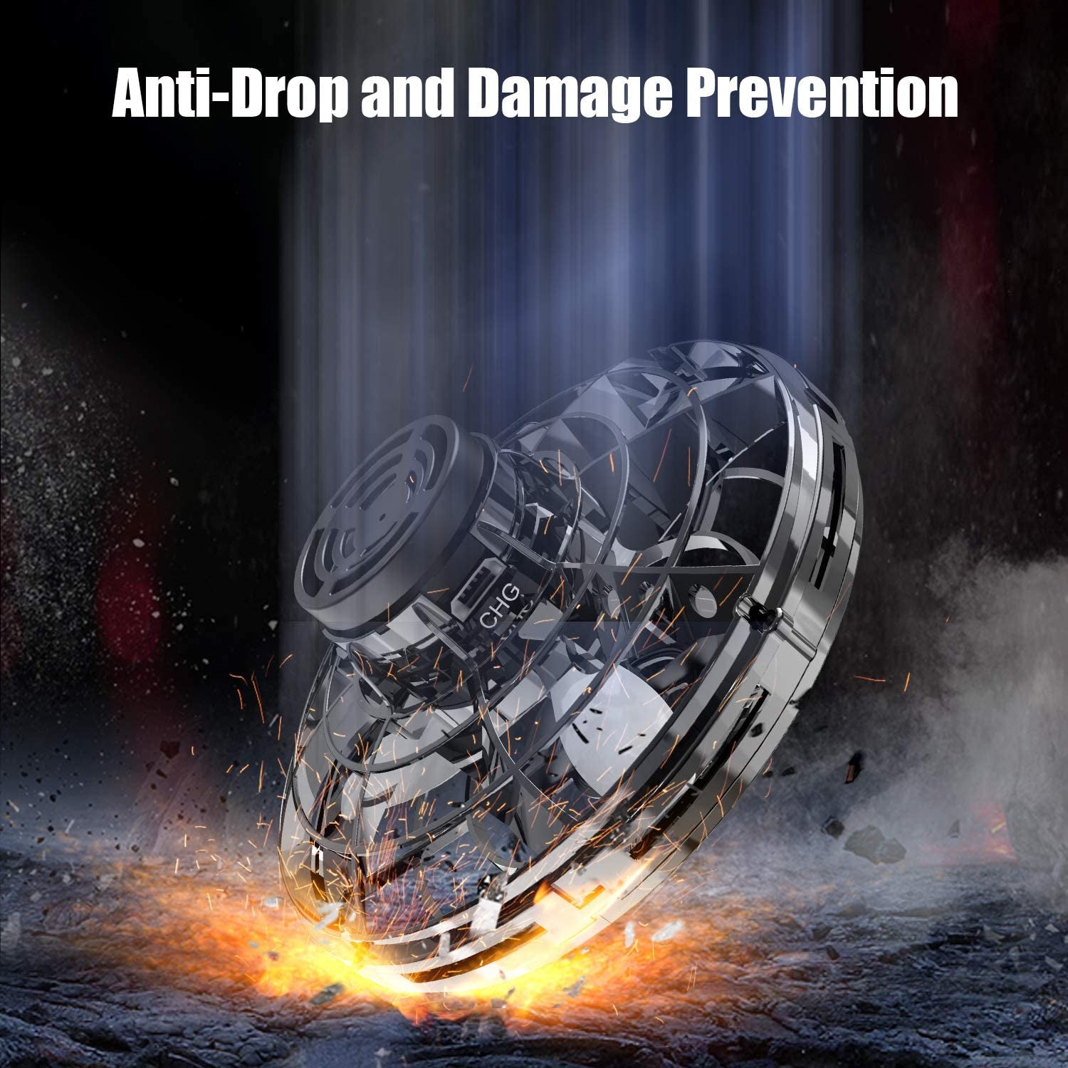 Exciting Hand Operated Mini Drone - UFO Magic Flying Orb Ball with LED Lights - Perfect Indoor & Outdoor Gift for Kids and Teens Ages 6+!